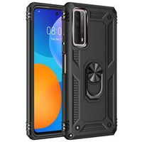 Etui pancerne do Huawei P Smart 2021, Nox Case Ring, czarne