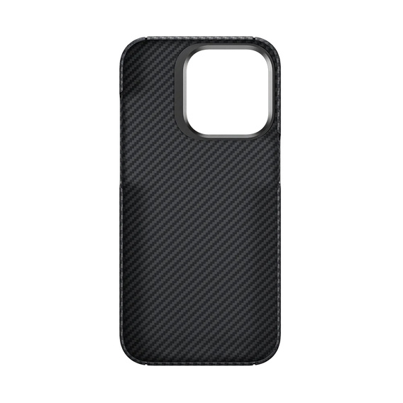 Etui BENKS Kevlar do iPhone 14 Pro Max, Carbon Fiber, do MagSafe, czarne