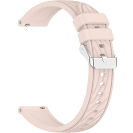 Pasek Silikonowy Uniwersalny 18mm, Różowy