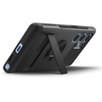 Etui Spigen do Samsung Galaxy S25 Ultra Slim Armor MagSafe, Czarne + Szkło hartowane 9H