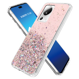 Etui do Xiaomi 13 Lite, Glittery, różowe