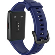 Pasek Silikonowy do Huawei Band 6 / Honor Band 6, Granatowy