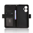 Etui z klapką do Xiaomi Poco F7, Card Slot, czarne