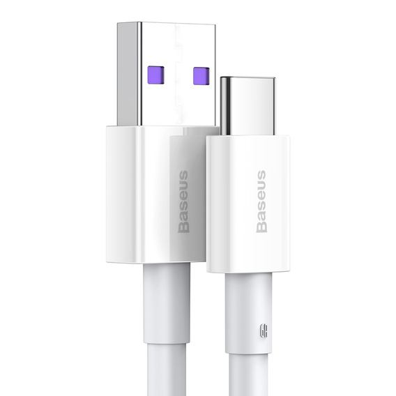 Baseus kabel Superior 1 m USB-A na USB-C 66 W - Biały