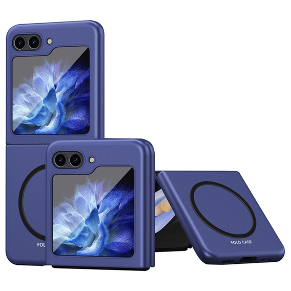 Etui PC Case do Samsung Galaxy Z Flip7 FE / Z Flip6, do MagSafe, granatowe