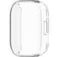 2w1 Etui Silikonowe z Osłoną na Ekran do Xiaomi Redmi Watch 3, Przezroczyste