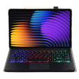 Etui z podświetlaną klawiaturą bluetooth touchpad do Xiaomi Pad 7 / 7 Pro, Czarne