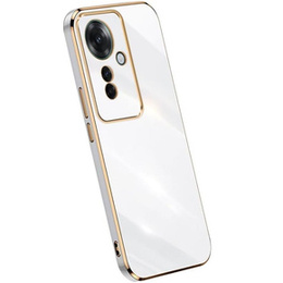 Etui do Oppo Reno 11F 5G, Glamour CamShield, białe