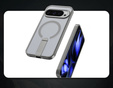 Etui do Google Pixel 10 Pro XL, Fusion Hybrid, do MagSafe, z podstawką, szare