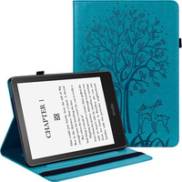 Etui do Amazon Kindle Paperwhite 5 (2021), Imprinted Tree, niebieskie