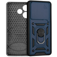 Etui pancerne do Oppo A5 Pro 5G, CamShield Slide, niebieskie