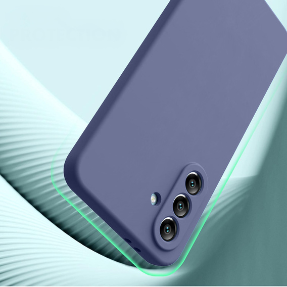 Etui do Samsung Galaxy A56 5G, Silicone Lite, granatowe