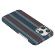 Etui do IPhone 16 Pro, Aramid Fiber Slim Case, do MagSafe, niebieskie / czerwone