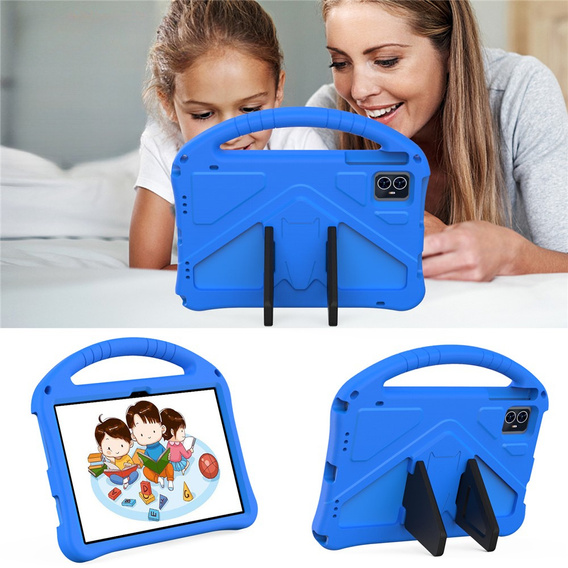 Etui do T Tablet 2 5G, dziecięce, z uchwytem i podstawką, niebieskie