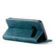 Etui CASEME do Samsung Galaxy S10 Plus, Leather Wallet Case, niebieskie