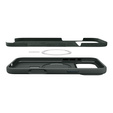 Etui Spigen do iPhone 17 Pro Max, Silicone Fit Mag MagSafe, Abyss Green
