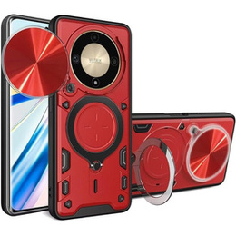 Etui pancerne do Honor Magic 6 Lite 5G, CamShield Slide, czerwone