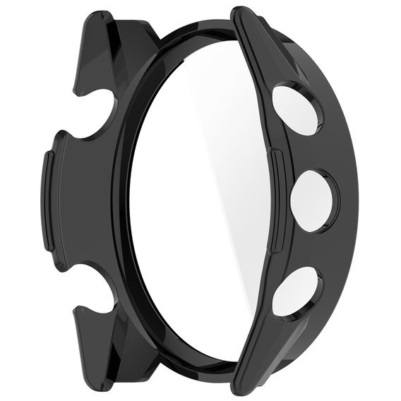 2w1 Etui + Szkło Hartowane do Garmin Forerunner 570 47mm, Czarne