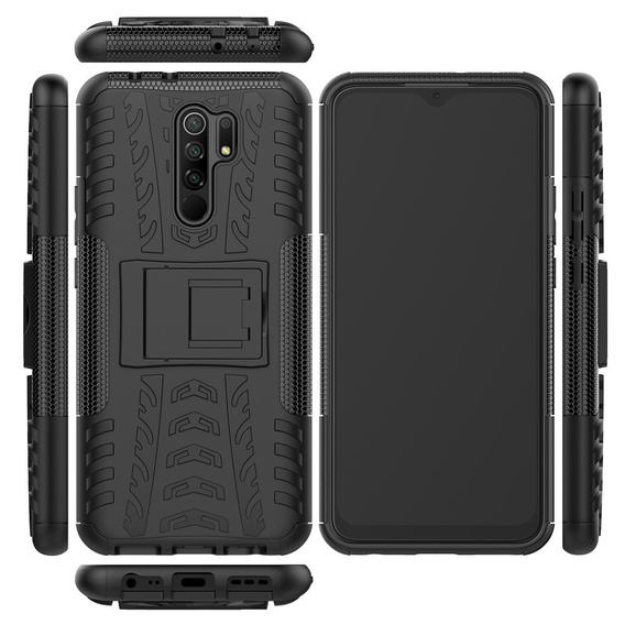 Etui do Xiaomi Redmi 9, Tire Armor, czarne