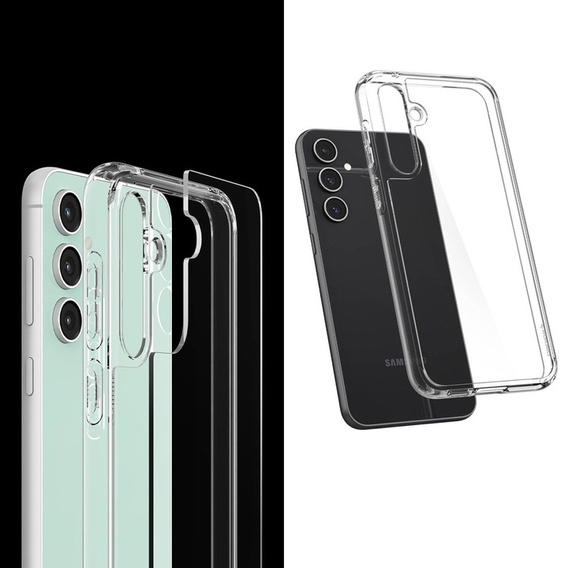 OUTLET Etui Spigen do Samsung Galaxy S23 FE, Ultra Hybrid, przezroczyste