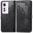 Etui z klapką do Oppo Reno 11F 5G, Mandala, czarne