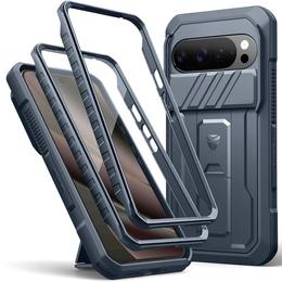 Etui pancerne do Google Pixel 10 Pro XL, Dexnor Full Body (Two Frames) - niebieskie