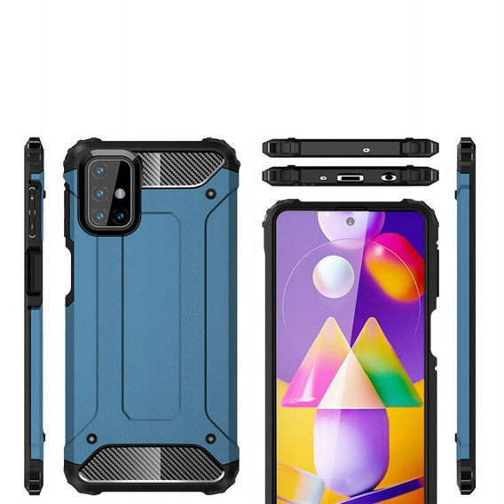 Etui TECH ARMOR do Samsung Galaxy M51, Blue