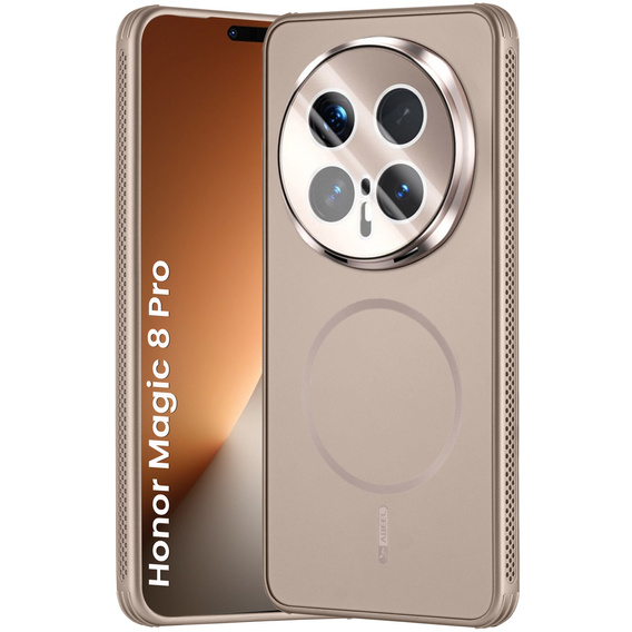Etui ochronne do Honor Magic 8 Pro, do MagSafe, złote