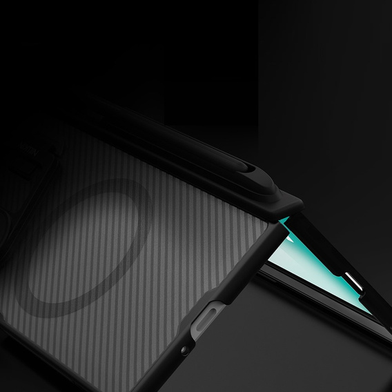 Etui z rysikiem NILLKIN CamShield Prop Magnetic do Samsung Galaxy Z Fold7 5G – czarne