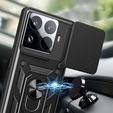 Etui pancerne do Xiaomi 15T Pro, CamShield Slide, czarne