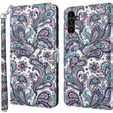 Etui z klapką do Samsung Galaxy A14 4G/5G, Wallet, Flowers