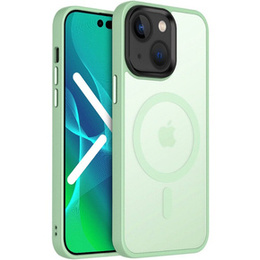 Etui do iPhone 14, Simple MagSafe, zielone