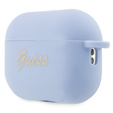 Etui Guess do AirPods Pro 2, Silicone Charm, Niebieskie