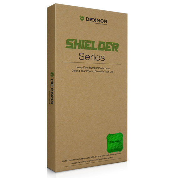 Etui pancerne do Samsung Galaxy S22, Dexnor Full Body, zielone