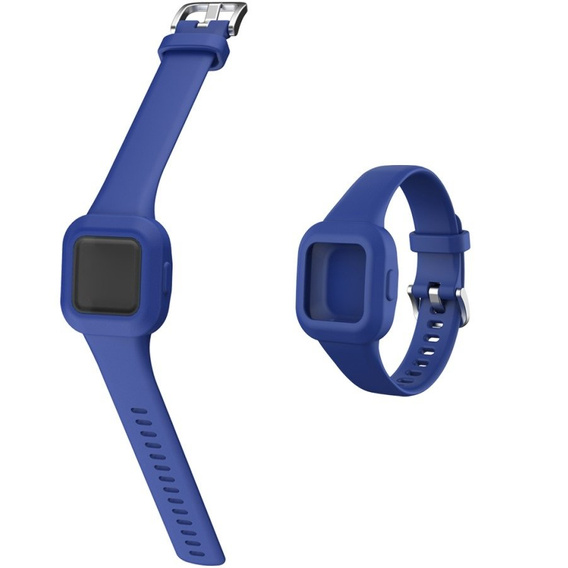 Pasek Silikonowy do Garmin Vivofit Jr 3, Niebieski