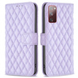Etui z klapką do Samsung Galaxy S20 FE, Wallet, BINFEN COLOR, fioletowe