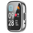 2w1 Etui z Osłoną na ekran do Xiaomi Redmi Watch 3 Active, Srebrne
