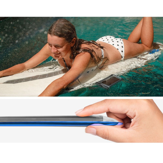 Wodoszczelne i unoszące się na wodzie etui Spigen A610 Universal Waterproof Float Case 2-Pack