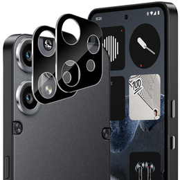 2x Szkło hartowane na aparat ERBORD do CMF Nothing Phone 2 Pro, Czarne