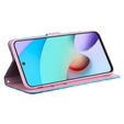 Etui z klapką do Xiaomi Redmi Note 13 Pro+, Wallet, Butterflies niebieskie