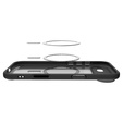 Etui Spigen do iPhone Air, Ultra Hybrid MagSafe, Frost Black