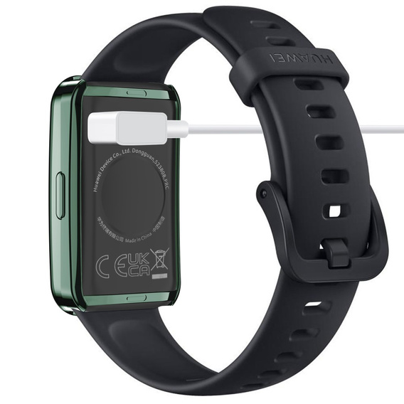 2w1 Etui z Osłoną Silikonową do Huawei Band 8 / Huawei Band 9, Zielone