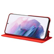 Etui z klapką do Samsung Galaxy S22+ Plus 5G, LC.IMEEKE, czerwone