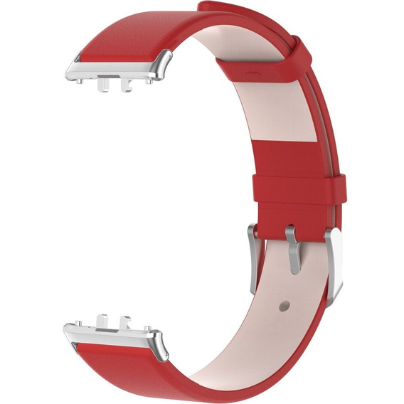 Pasek Skórzany do Samsung Galaxy Fit 3, Czerwony