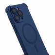 Etui silikonowe do iPhone 15 Pro Max, Magnetic, do MagSafe, granatowe