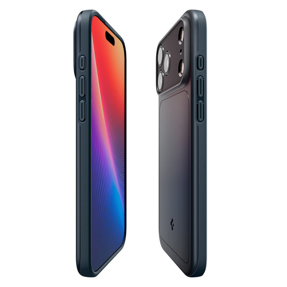Etui Spigen do iPhone 17 Pro Max, Thin Fit Mag MagSafe, Metal Slate
