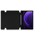 Etui z klawiaturą do Samsung Galaxy Tab S10 Lite / S10 FE / S9 FE, Rotary 360° Leather, czarne