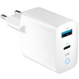 Zestaw Ładowarka Sieciowa 65W GaN 1x USB-C 1x USB-A + Kabel USB-C 1M