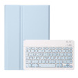 Etui z klawiaturą do Samsung Galaxy Tab S6 Lite 10.4" 2020/2022/2024, Pen Slot, niebieskie