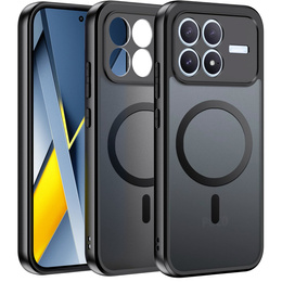 Etui do Xiaomi Poco F8 Pro, do MagSafe, ERBORD Matt Case, czarny